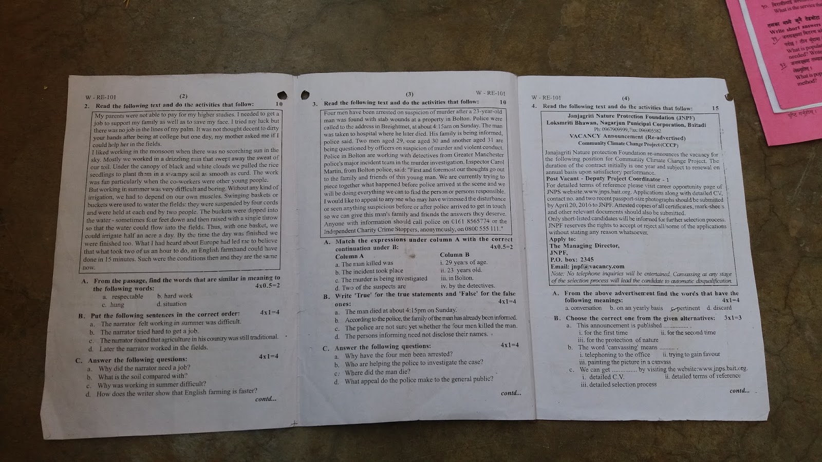 slc questions This are most probable questions which are asked in entrance exam of reputed college of nepal like st xavier, budanilakantha, premier, texas, kathmandu model college, white house college, pentagon etc. slc questions This are most probable questions which are asked in entrance exam of reputed college of nepal like st xavier, budanilakantha, premier, texas, kathmandu model college, white house college, pentagon etc.