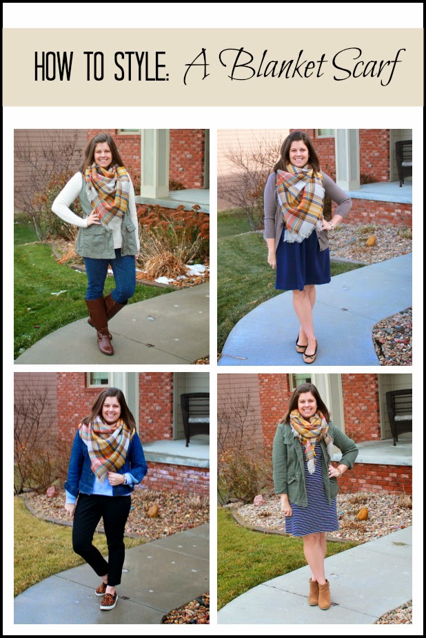 Clothed with Grace: How to Wear: A Blanket Scarf