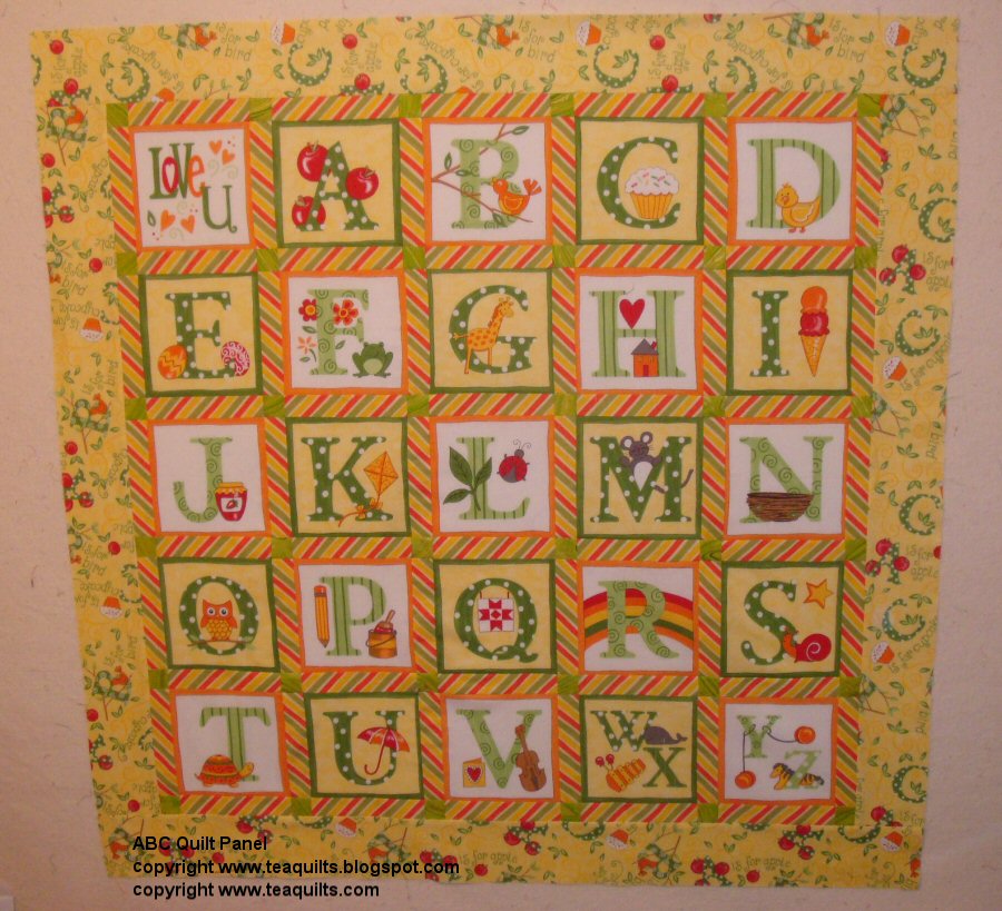 Shu.Store.S2: ABC Cotton Panel Fabric - SOLD OUT