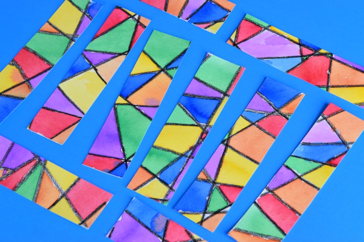 Stained Glass Bookmarks What Can We Do With Paper And Glue