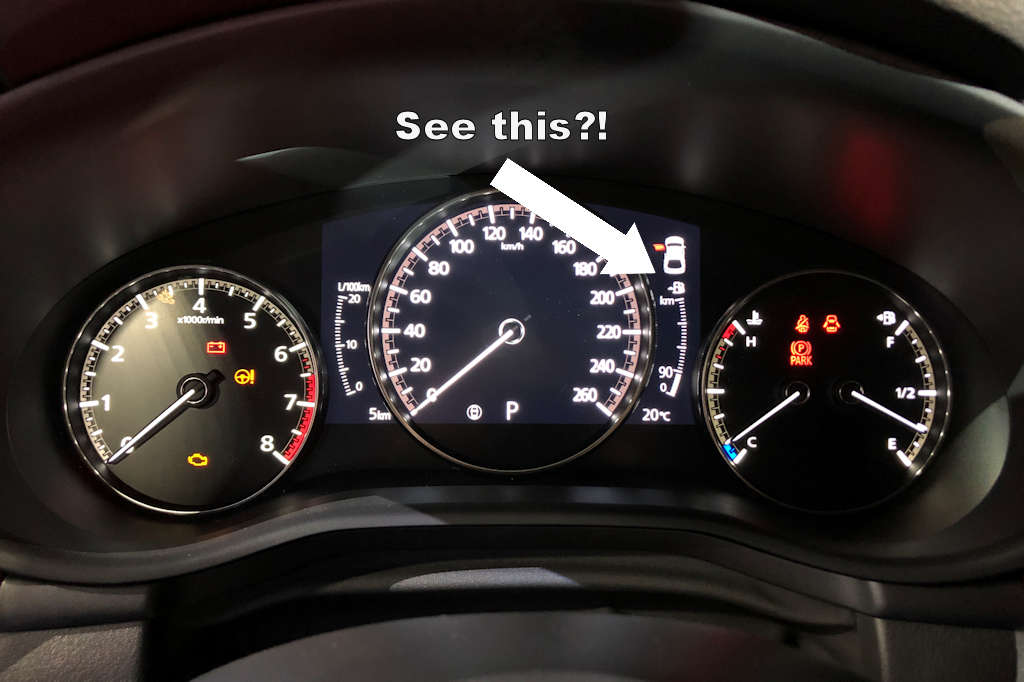 There's Something Odd with the 2019 Mazda3's Instrument Cluster
