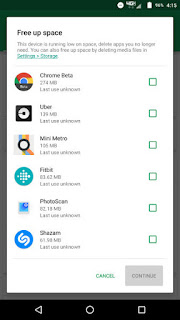 google play store free up space