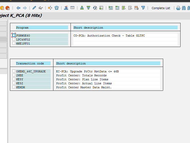 SAP Security Blog Find Tcodes and Programs that use a particular Authorization object