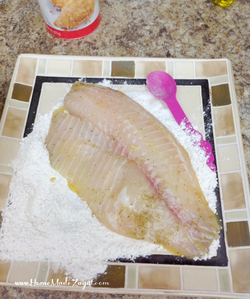 Tilapia smothered in Tomato Sauce