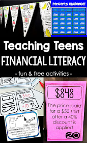 Looking for activities to teach teens financial literacy? In this post I share some of the activities I use to teach my consumer math class, including a few few resources to get started teaching financial literacy today.