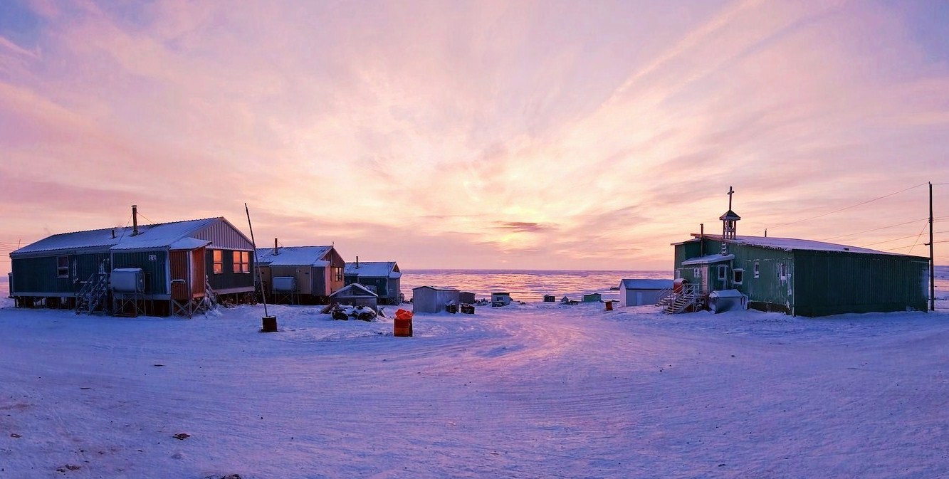 Ultima Thule Baker Lake, the geographical center of Canada