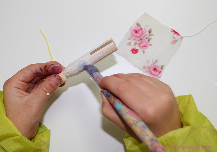 Frozen: muñecas con pinzas vintage de madera