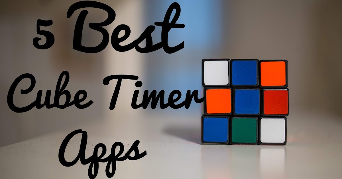 5 Best Cube Timers