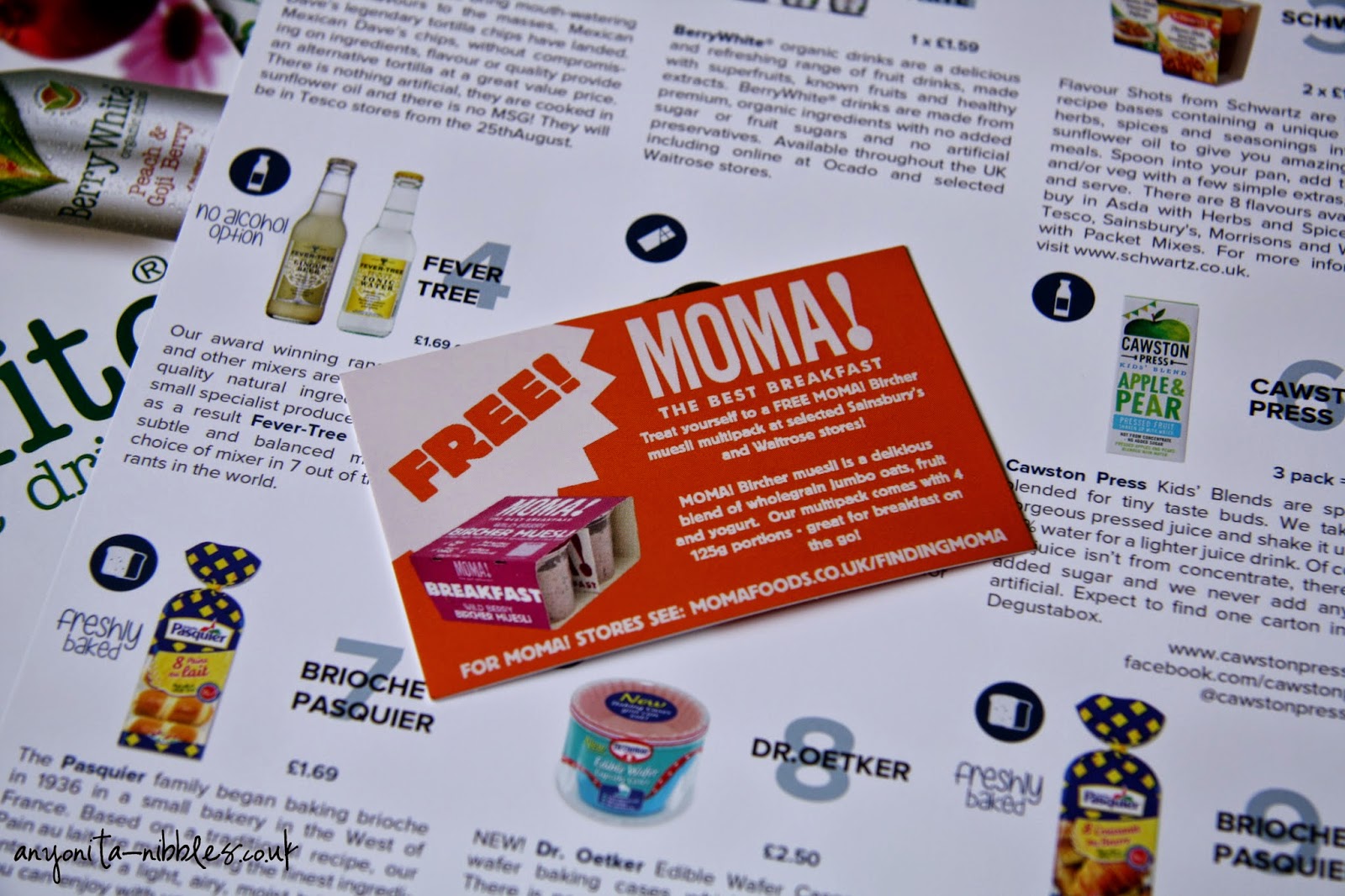 Degustabox also sends refrigerated goodies in the form of vouchers | anyonita-nibbles.co.uk