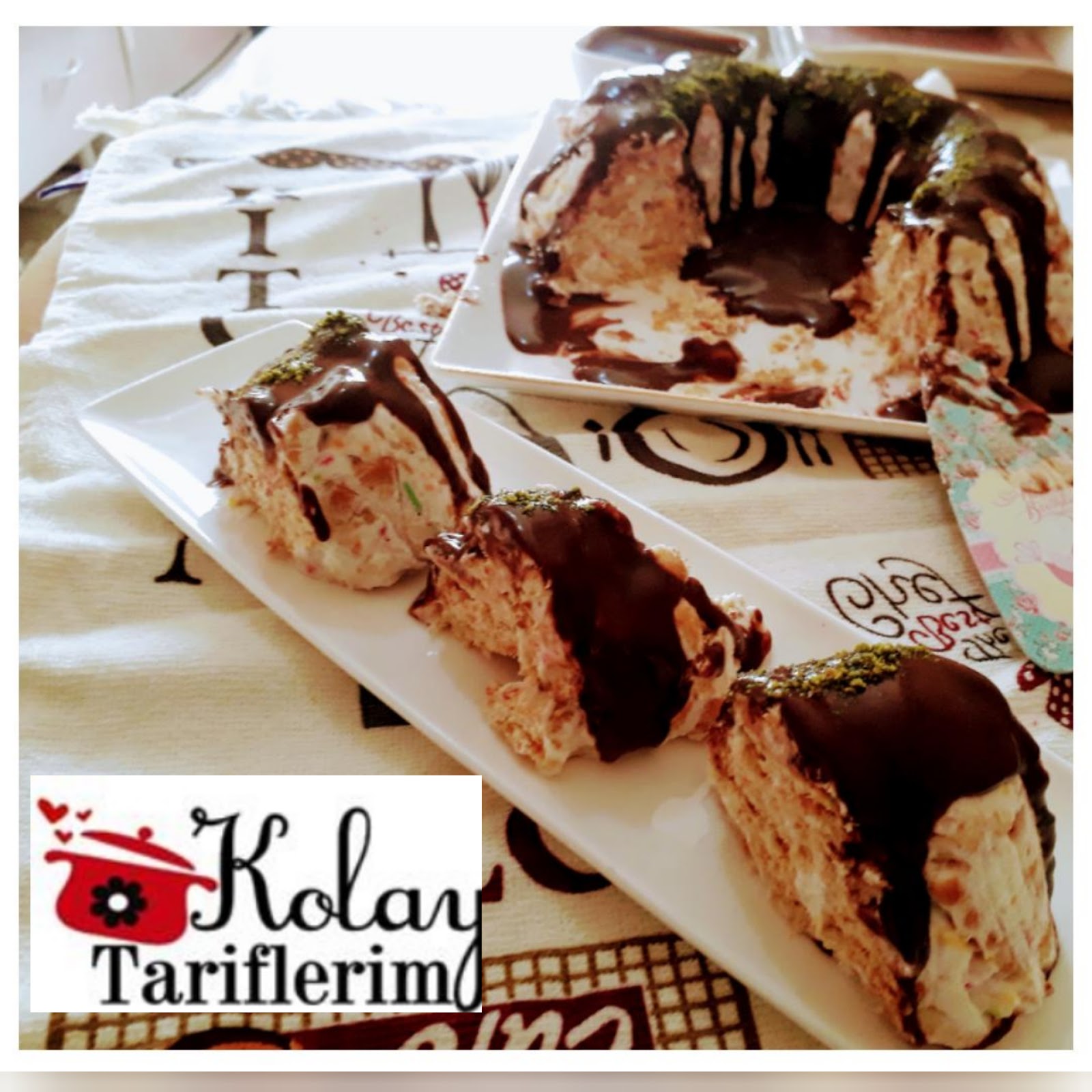 Çikolata Soslu Parfe Tarifi Kolay Tariflerim Pratik, Lezzetli