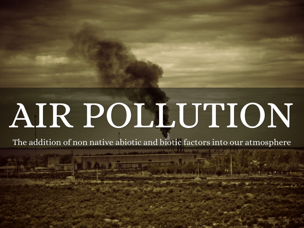 Air Pollution - Environmental Pollution