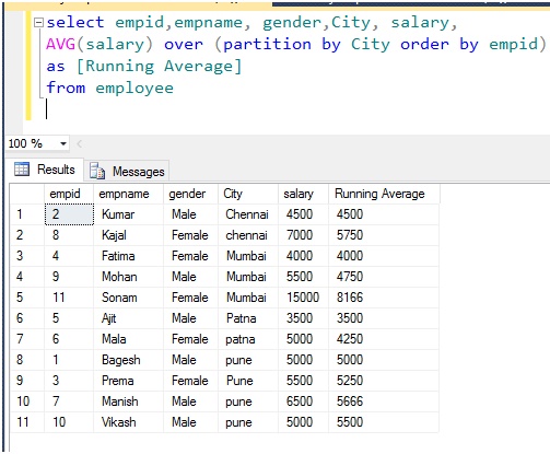 Microsoft Business Intelligence: Calculating the running Average in sql ...