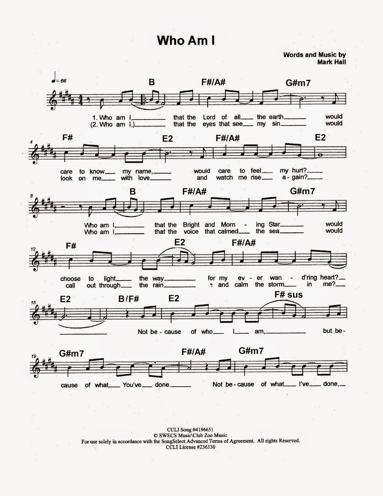 Worship Lead Sheets Who Am I Mark Hall Casting Crowns worship-lead-sheets-who-am-i-mark-hall-casting-crowns