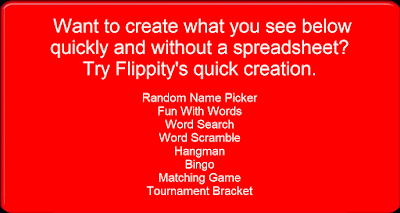 Time To Talk Tech Want To Create A Word Search Scramble Hangman Bingo Matching Game Tournament Bracket Or Random Name Picker Without A Spreadsheet Try Flippity S Quick Creation