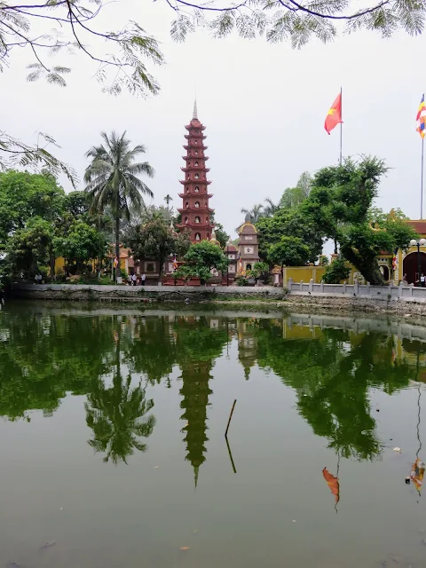 Trấn Quốc Pagoda in Hanoi Vietnam