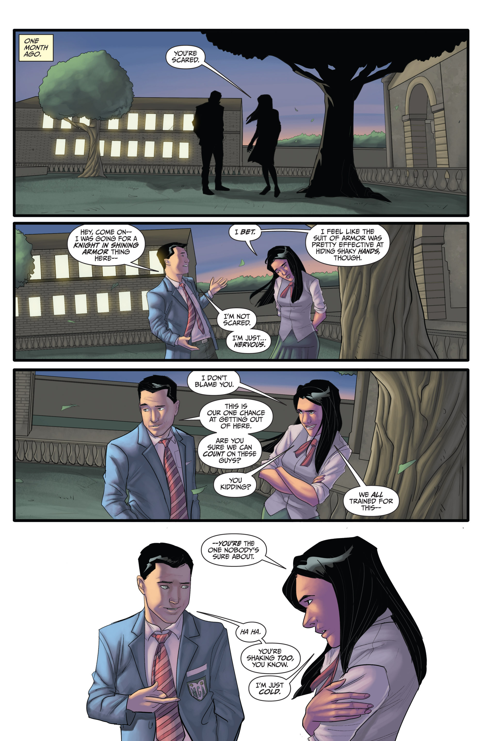 Read online Morning Glories comic -  Issue #32 - 3