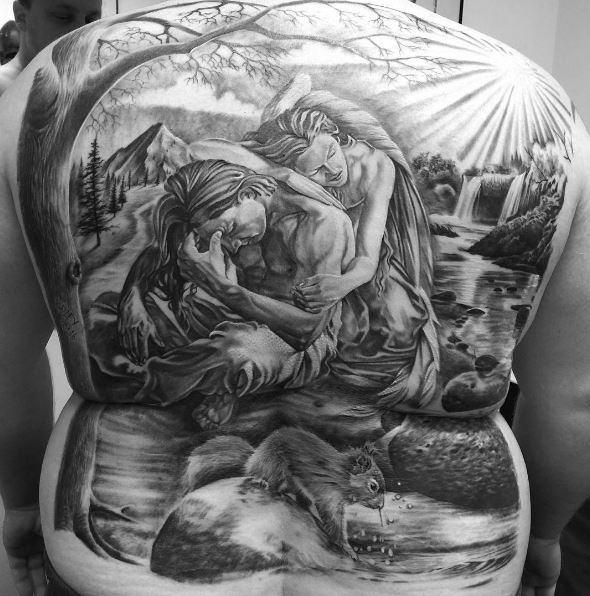 Full Back Tattoos