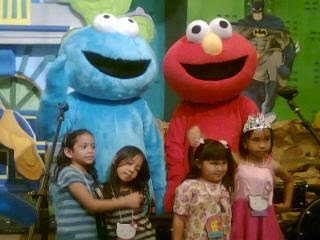 elmo and cookies monster