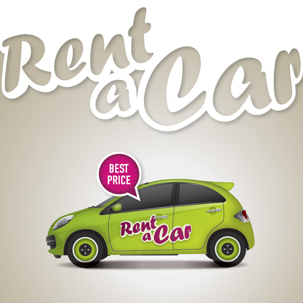 rent a car free vector
