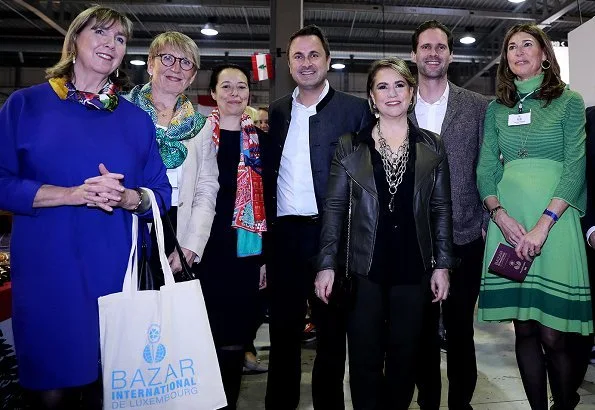 Maria Teresa visited the 58th Bazaar International de Luxembourg at at Luxexpo The Box