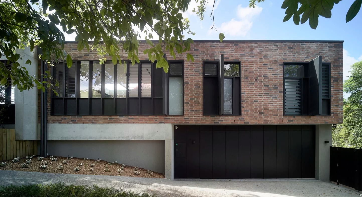 Ide Rumah Beton Dan Bata Merah Ekspos Tanpa Plester