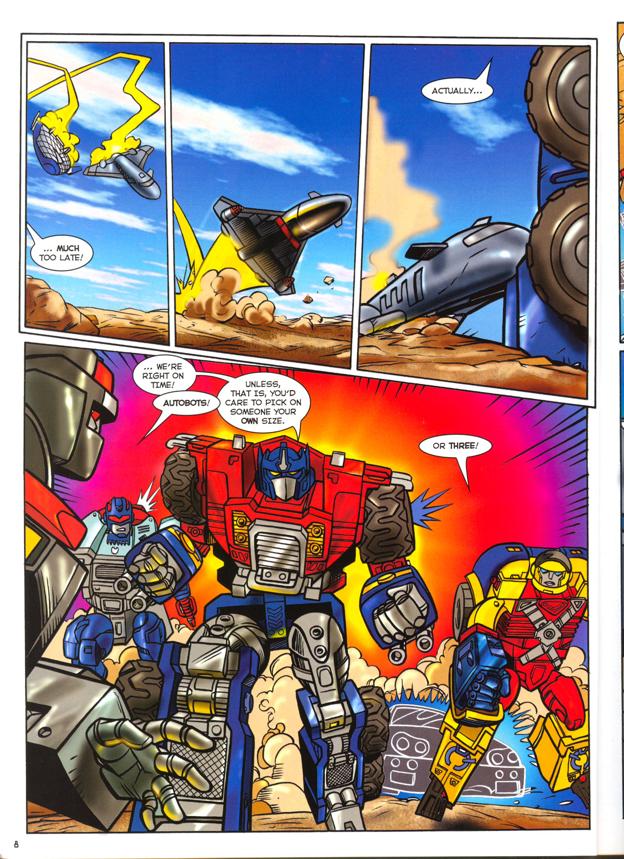 Read online Transformers: Armada (2003) comic -  Issue #5 - 7