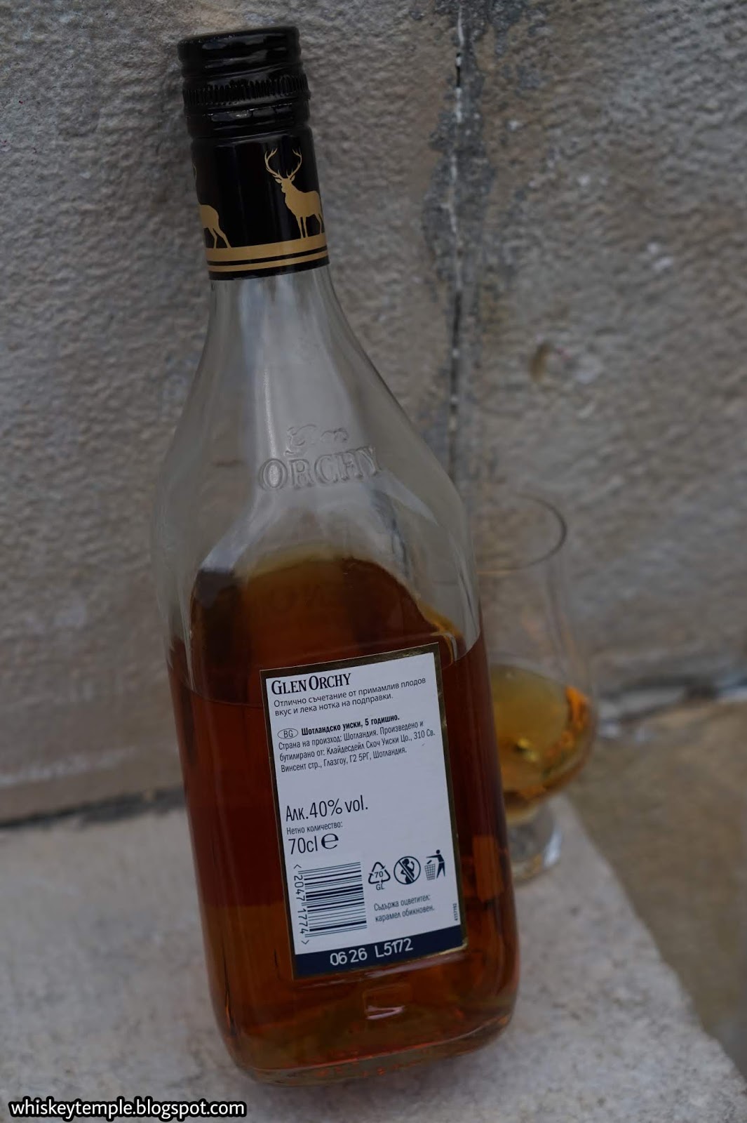 whisky Glen Whiskeytemple Orchy – blended 5 y.o. malt