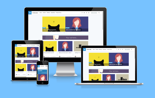 livia luna blogger template grid style deviar template grid style blogger templates