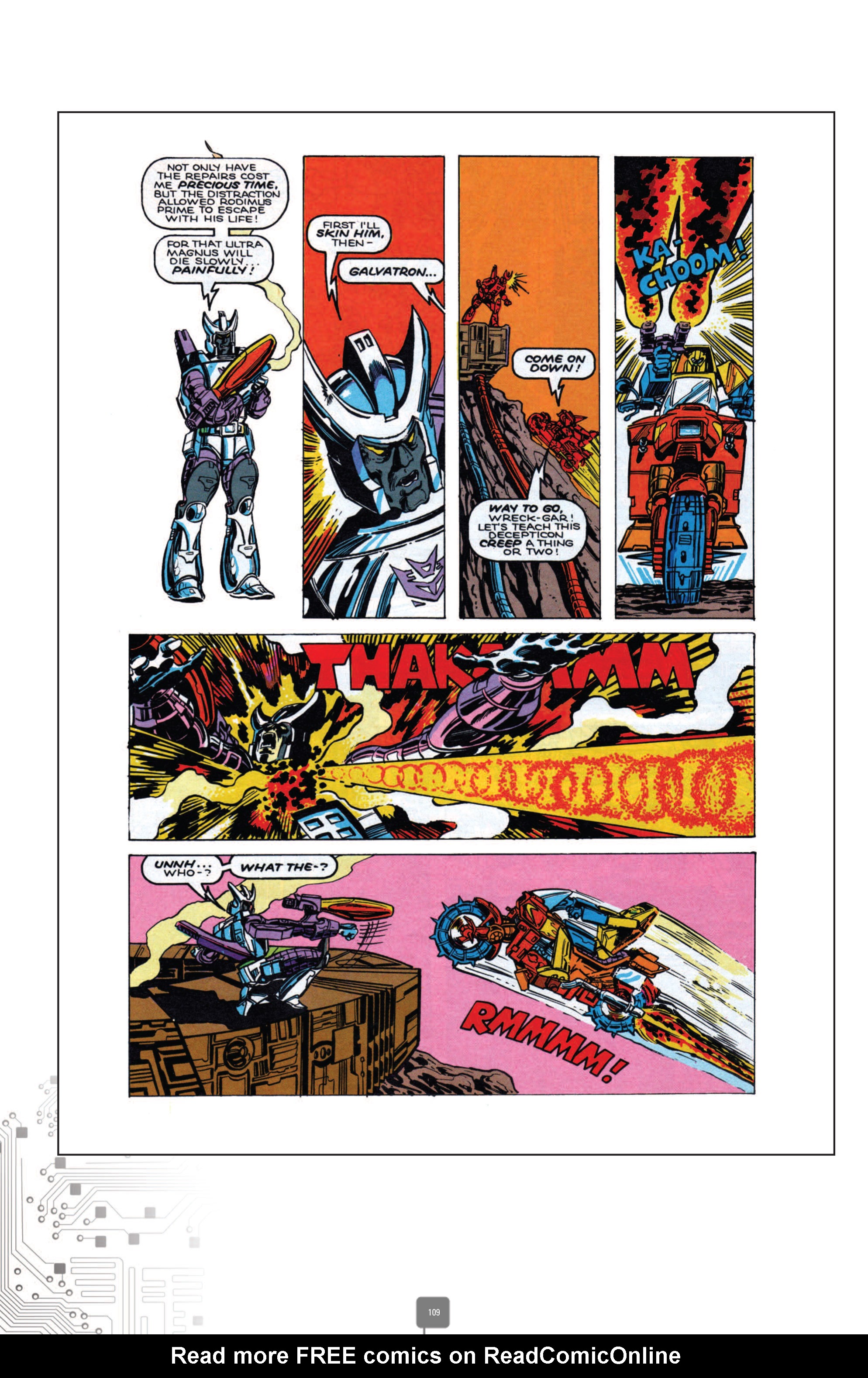 Read online The Transformers Classics UK comic -  Issue # TPB 4 - 109