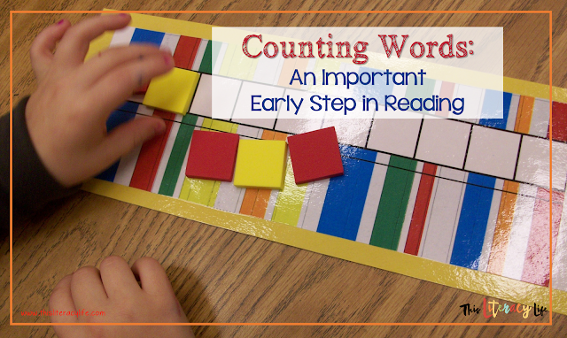 Phonemic Awareness activities are important for early readers. Counting words is an easy to do activity for many students.