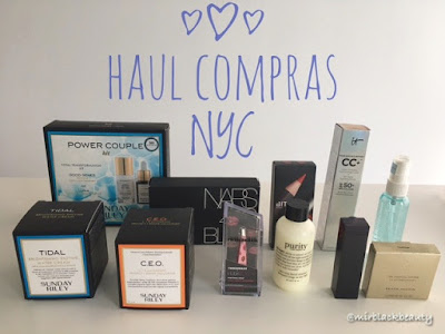 Haul compras de belleza NYC