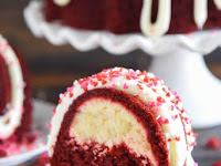 RED VELVET CREAM CHEESE BUNDT CAKE
