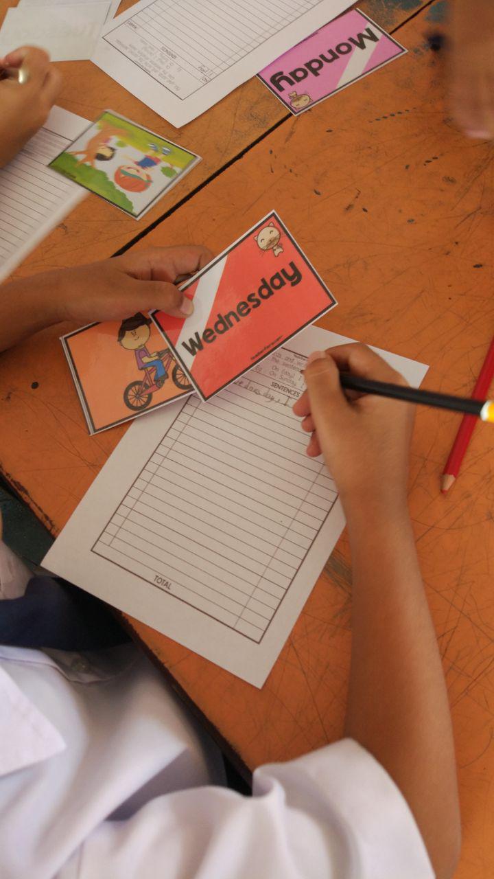 Teacherfiera Com Year 2 2019 Unit 5 Card Game For Sentence Constructions Days Of The Week Free Time Activities