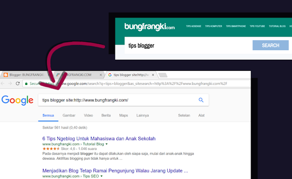 CSE: Membuat Pencarian di Form Search Blog, Menjadi Hasil Penelusuran Google
