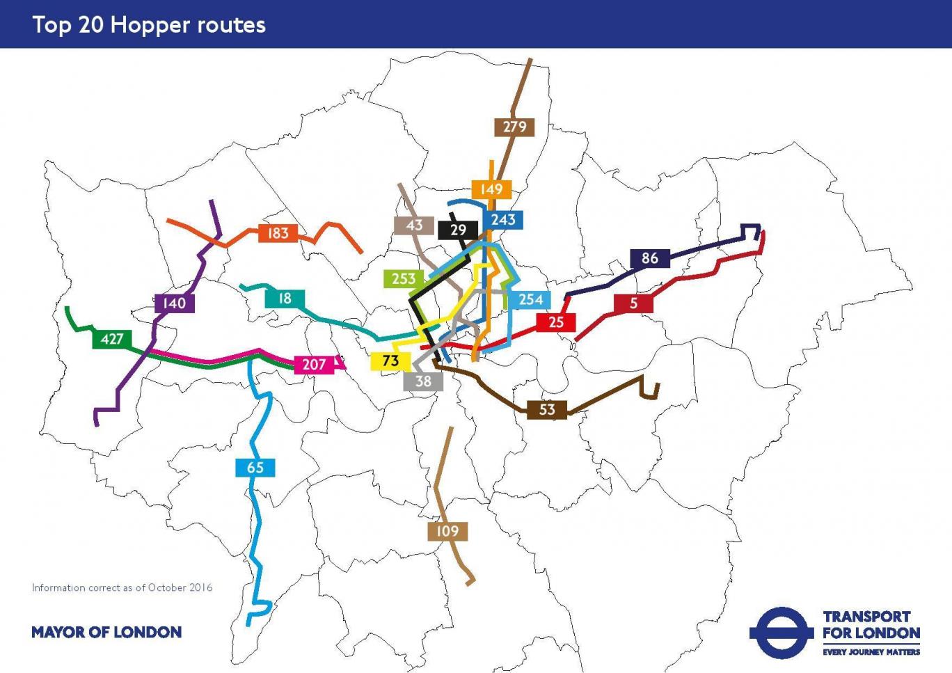 FOCUS TRANSPORT London's most popular 'Hopper' bus routes revealed