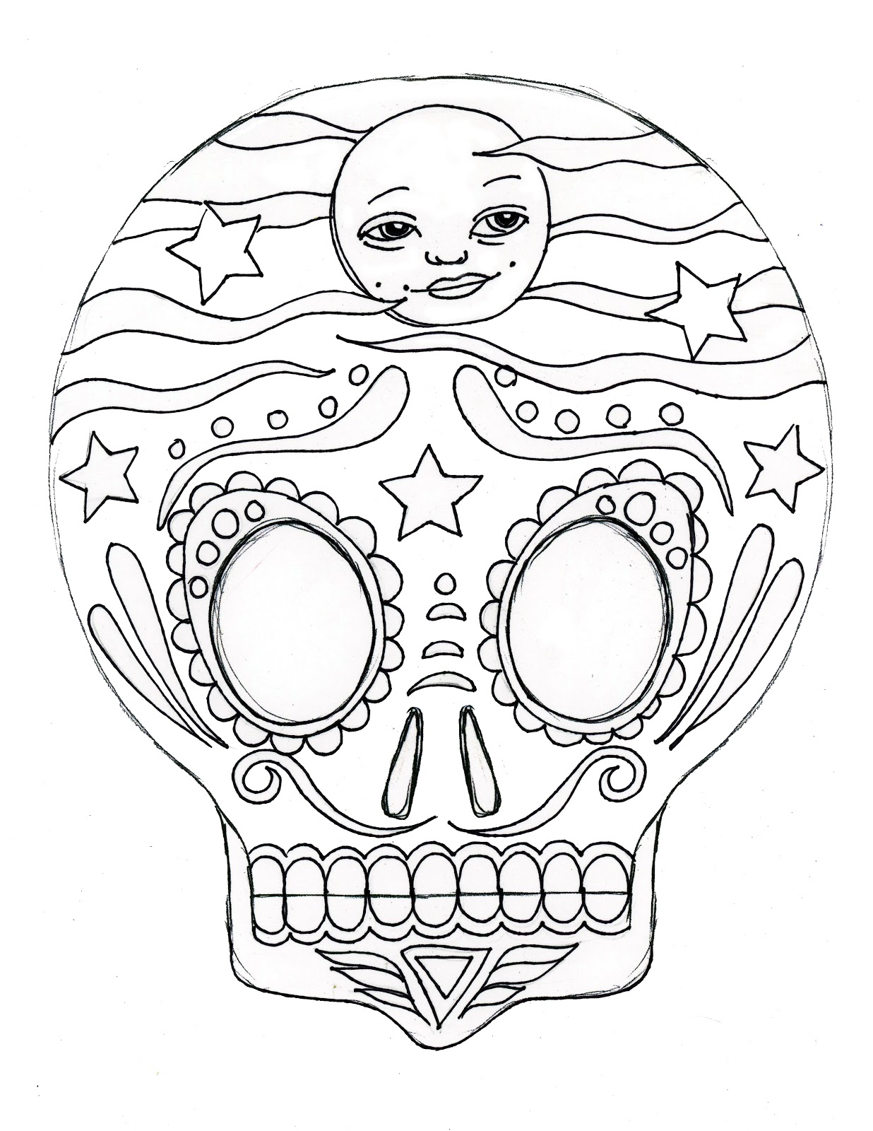 calacas coloring pages - photo #4