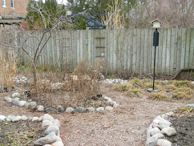 Riverdale Toronto spring garden cleanup before by Paul Jung Gardening Services