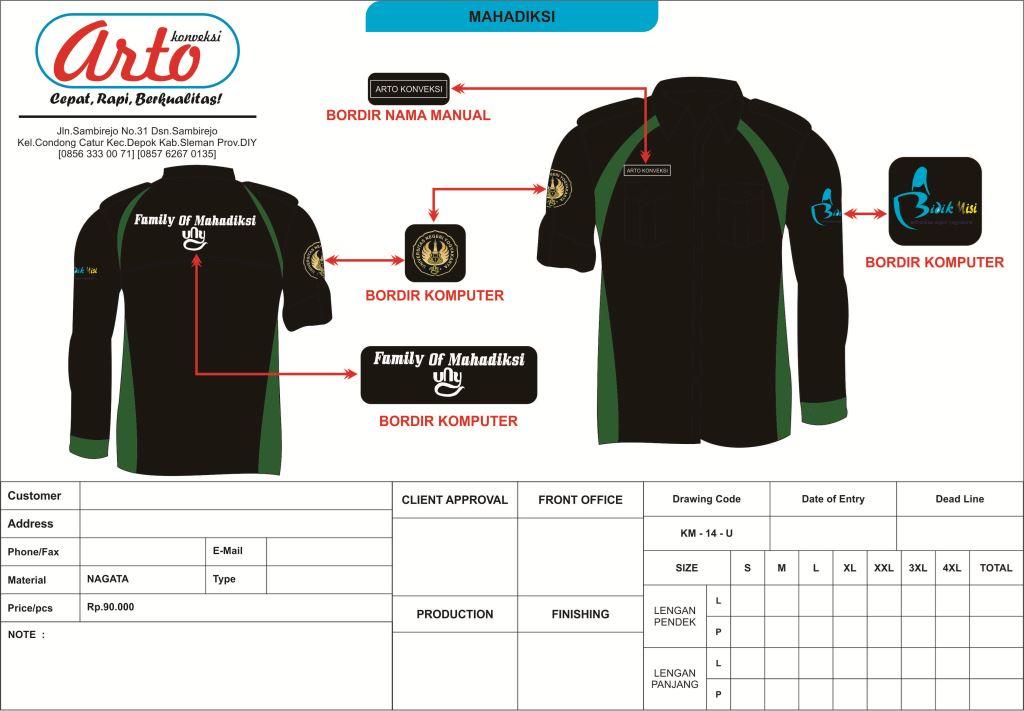 Download 100+ Desain Kemeja Organisasi, PDL, PDH, Korsa