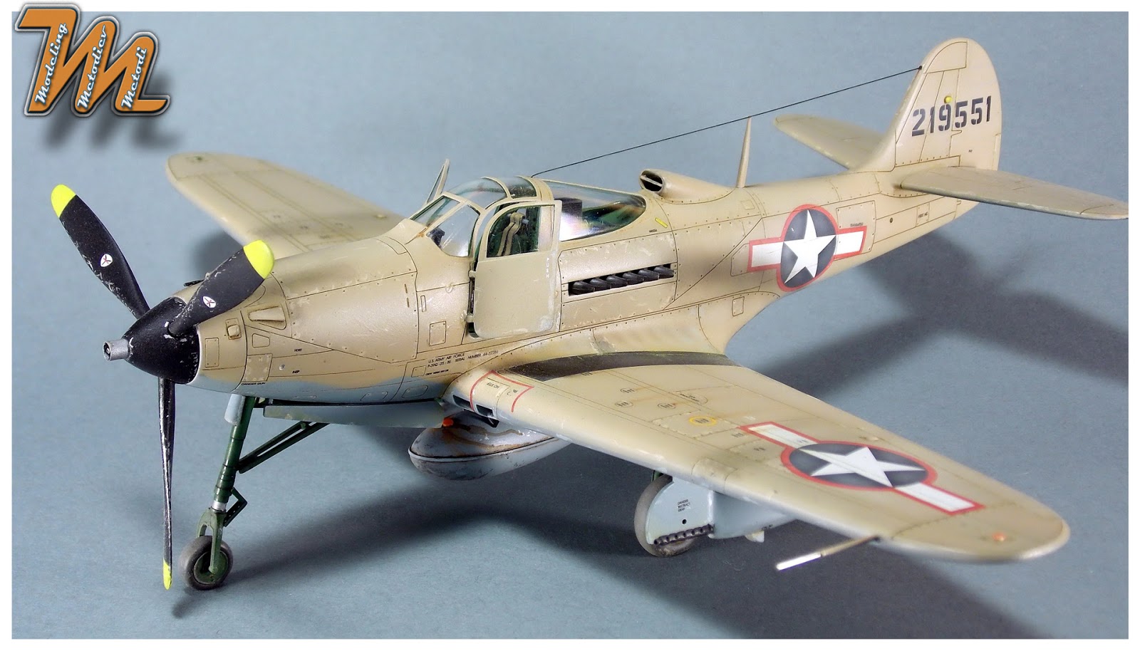 Bell P-39Q Airacobra, USAF, Eduard 1:48