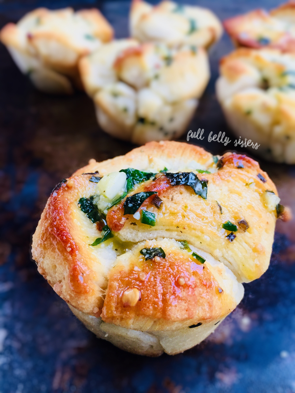 Mini Garlic Herb Monkey Bread