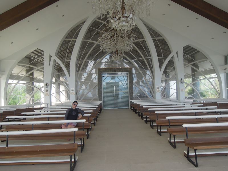Inside the Stela Maris Chapel in Misibis Bay