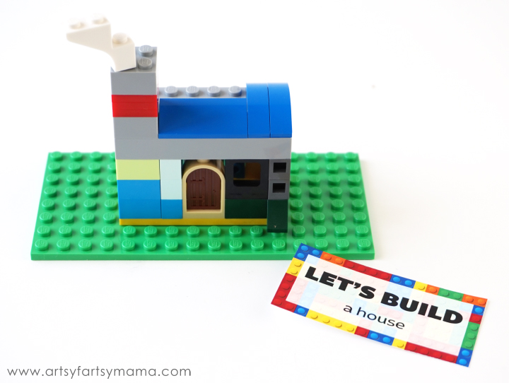 Encourage Kids to #KeepBuilding with LEGO® with Free Printable Challenge Cards at artsyfartsymama.com