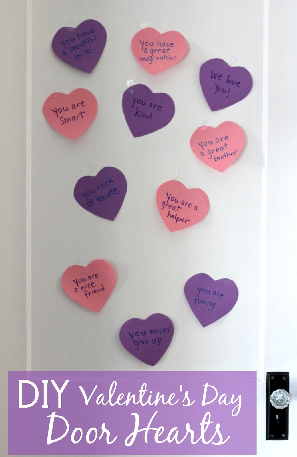 Keep It Beautiful Designs Diy Valentine Door Hearts