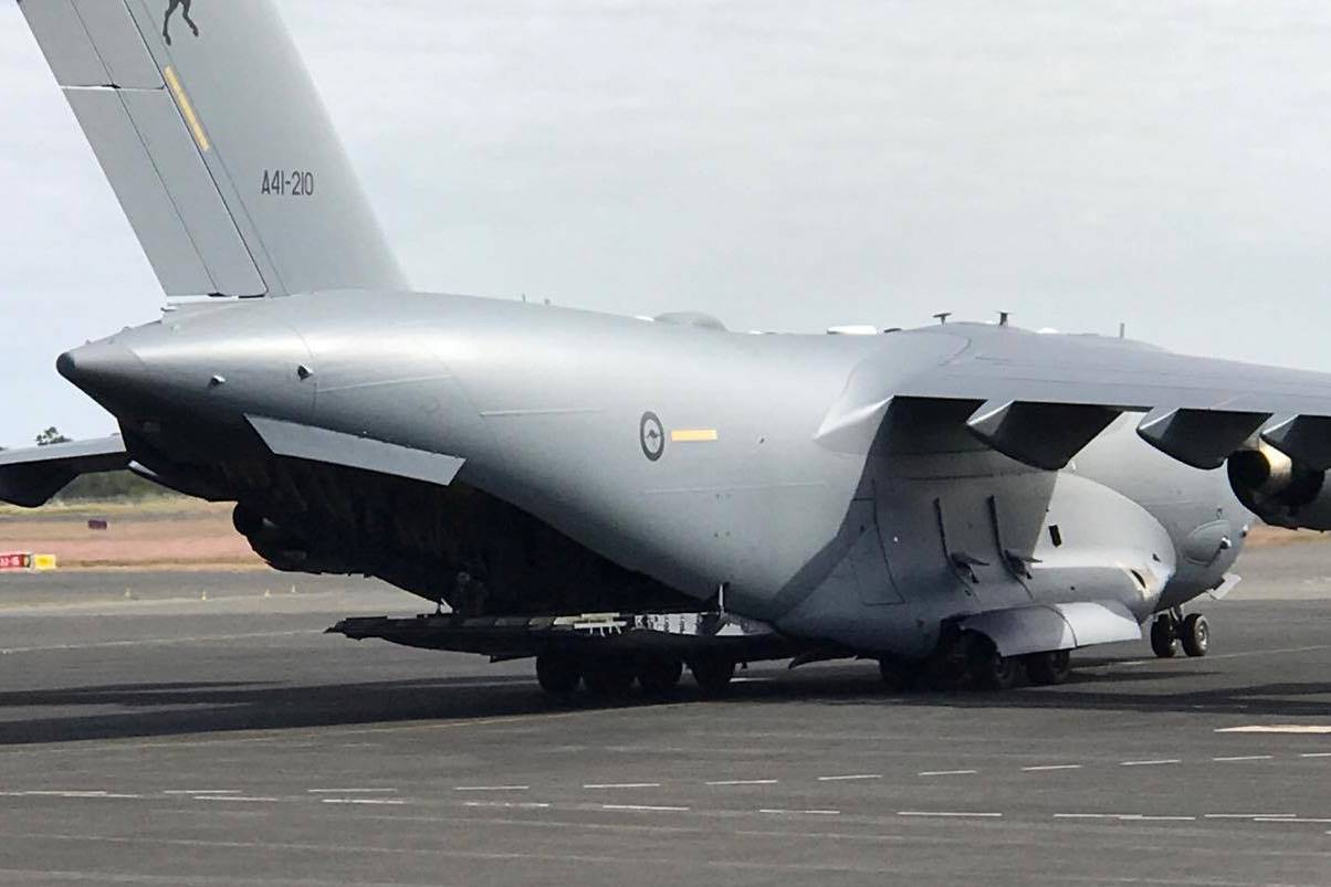 Central Queensland Plane Spotting Royal Australian Air Force (RAAF) Boeing C17A Globemaster