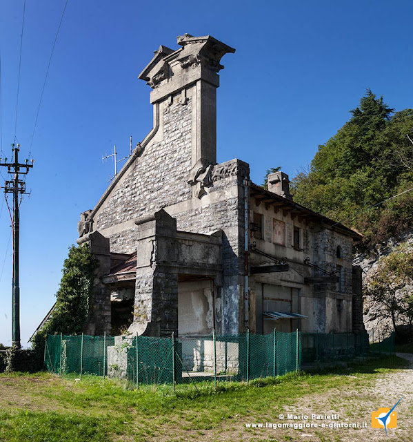Vecchia stazione della funicolare al Campo dei Fiori Vecchia stazione della funicolare al Campo dei Fiori