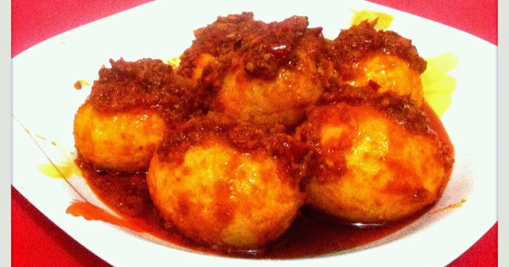 Cemilan Pedas Dari Telur Resep telur pedas oleh lestari