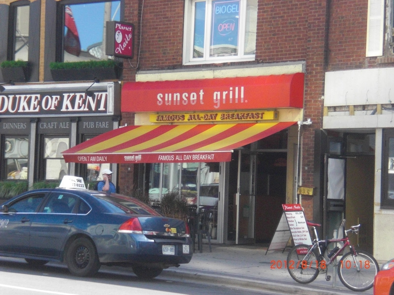 Tokyo to Toronto: Sunset Grill and Crime
