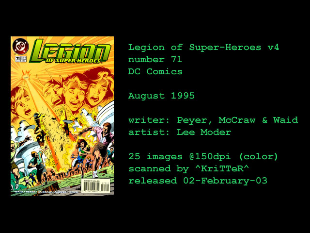 Read online Legion of Super-Heroes (1989) comic -  Issue #71 - 1