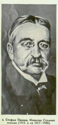 Stephen Pichon, minister for Foreign affairs (in 1913 and later from 1917—1920).