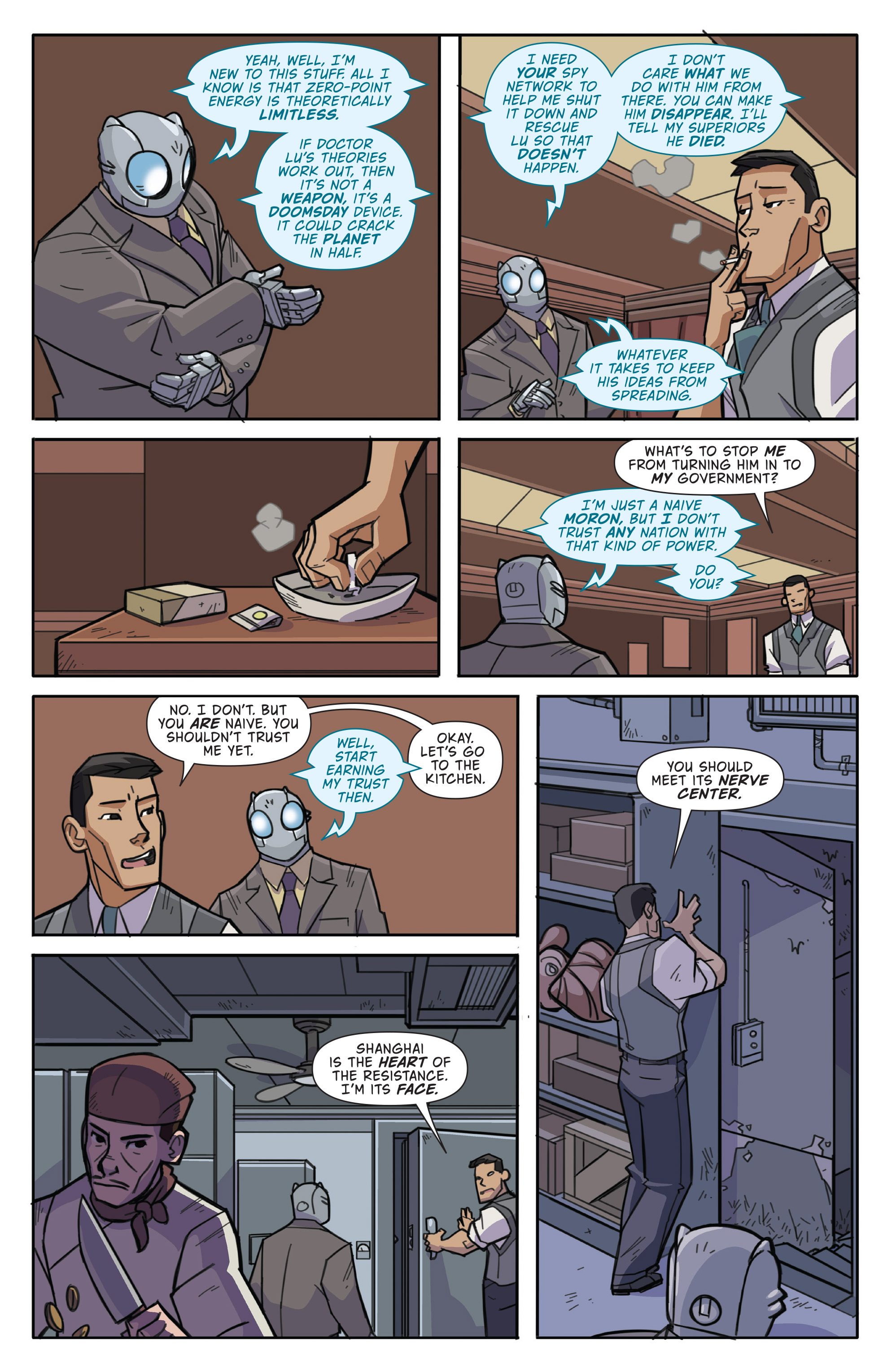 Read online Atomic Robo and the Temple of Od comic -  Issue #1 - 16